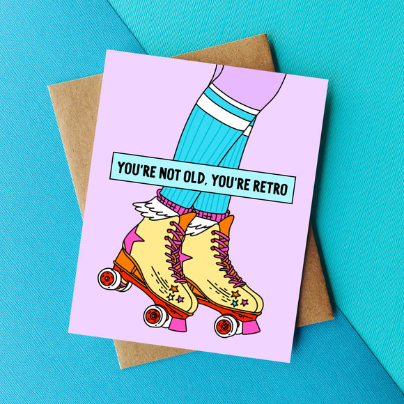 Funny Birthday Card - Retro / Nostalgic Greeting Card