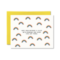 Rainbows And Other Cool Gay Things Birthday Card