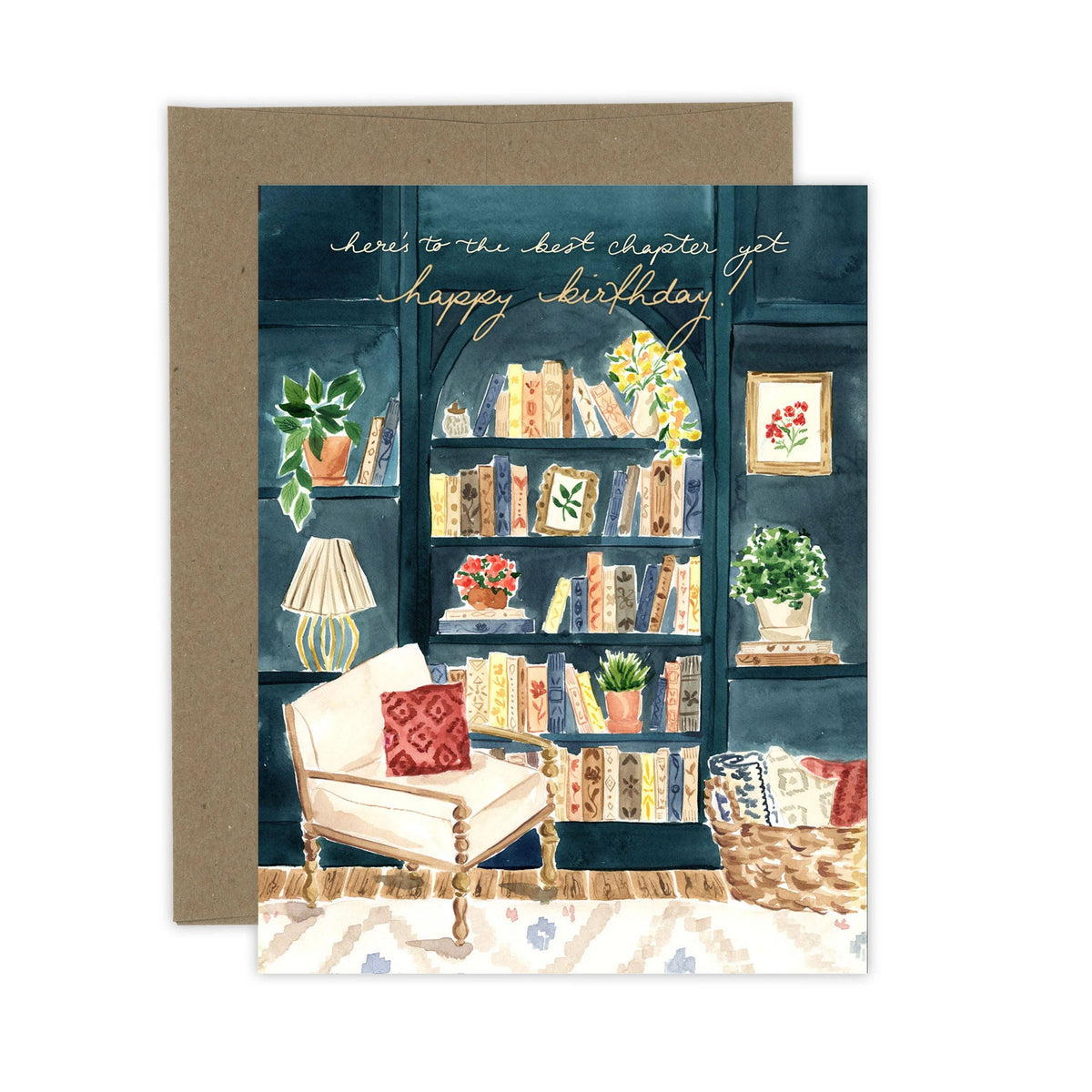 Best Chapter Yet Birthday Card | Book Theme: White