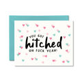 You Got Hitched Wedding Card