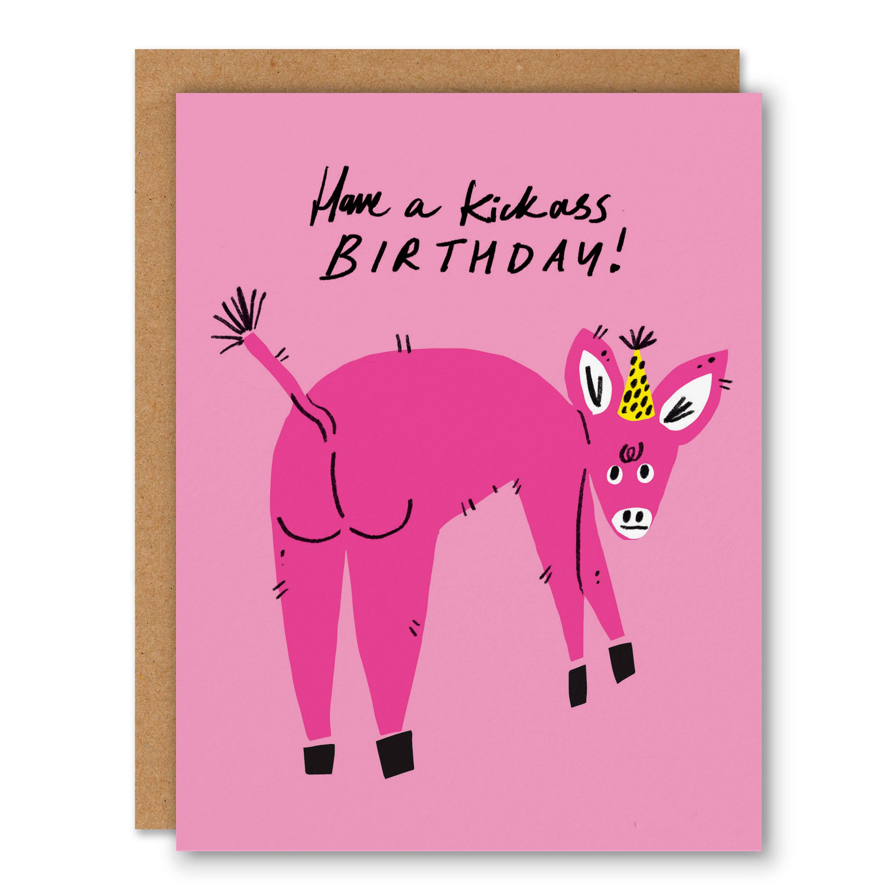 Kickass Birthday - Greeting Card