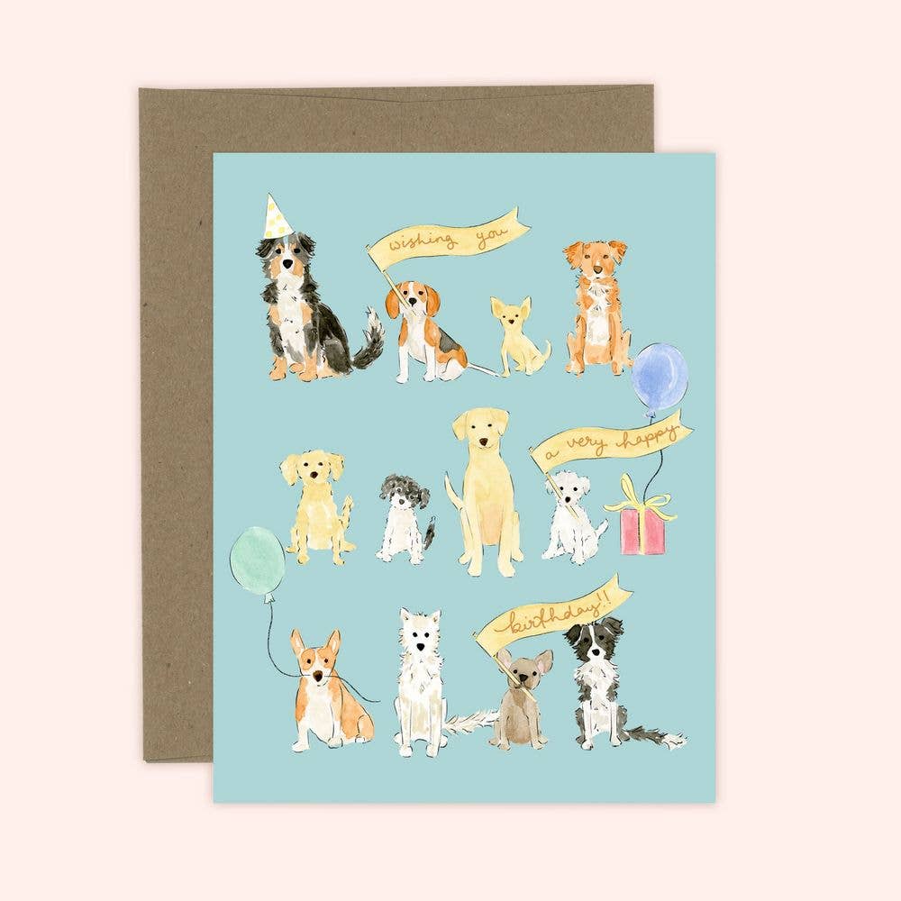 Happy Birthday Dog Lover Card