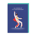 Shook Up Elvis Birthday Card