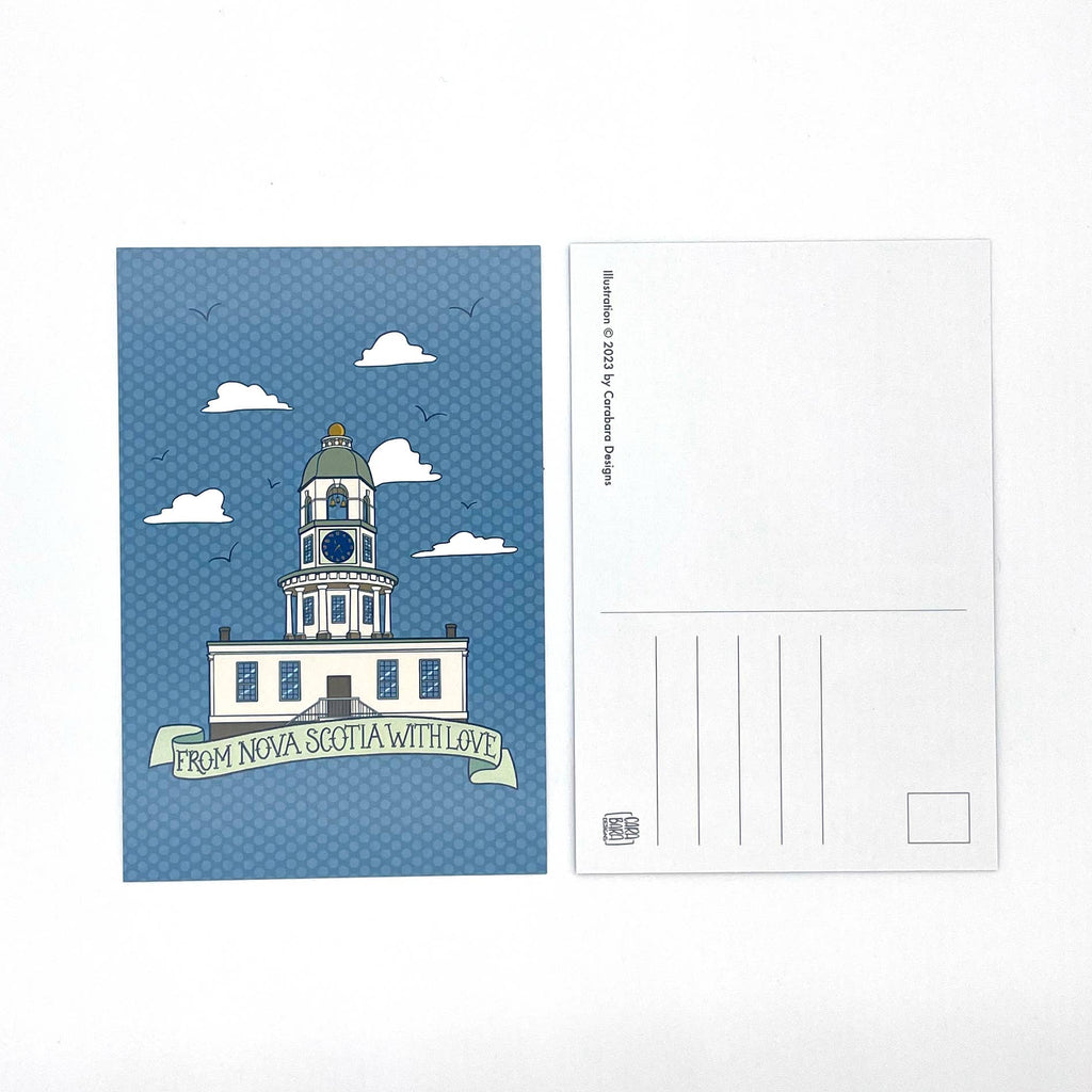 Nova Scotia Town Clock Postcard