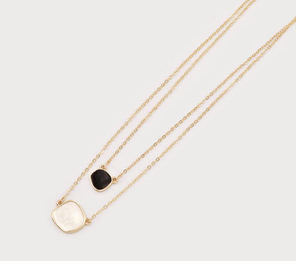 Two Layer Necklace 1775 Gold