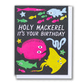 Holy Mackerel Birthday Note Card