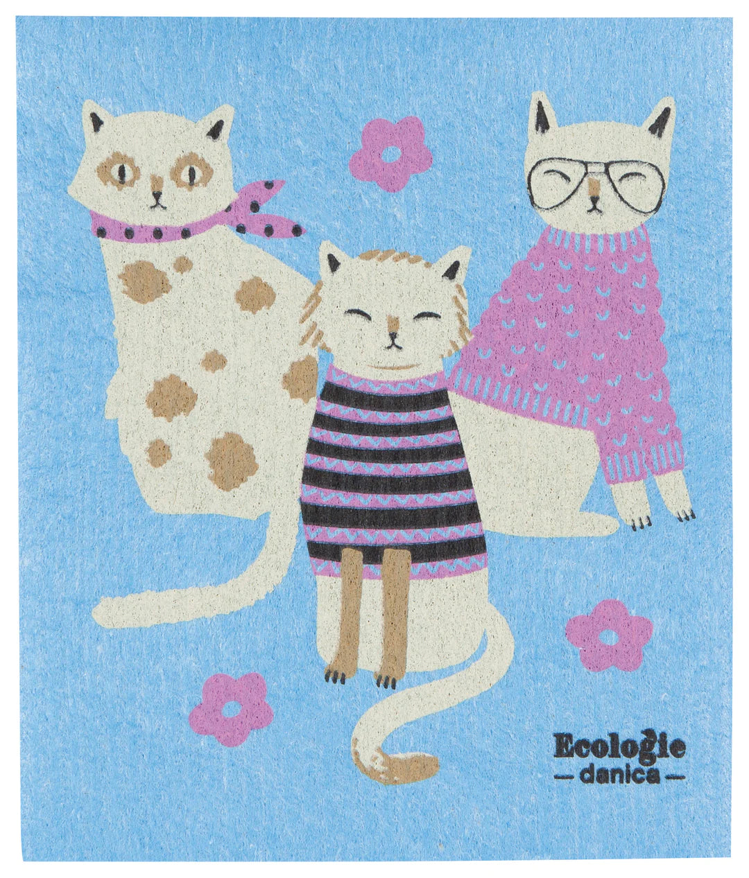 Swedish Feline Fine Dishcloth