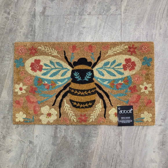Floral Bee Doormat