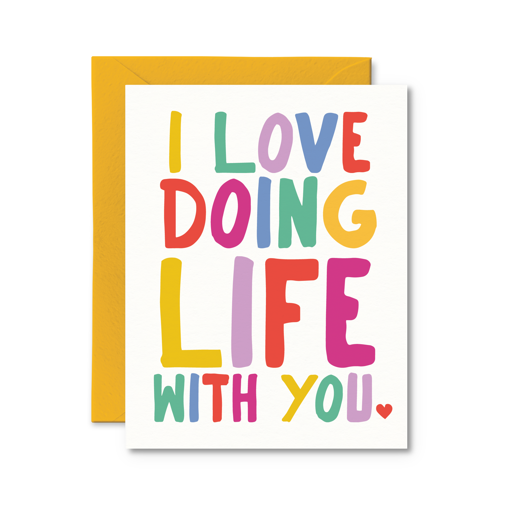 I Love Doing Life With You Card