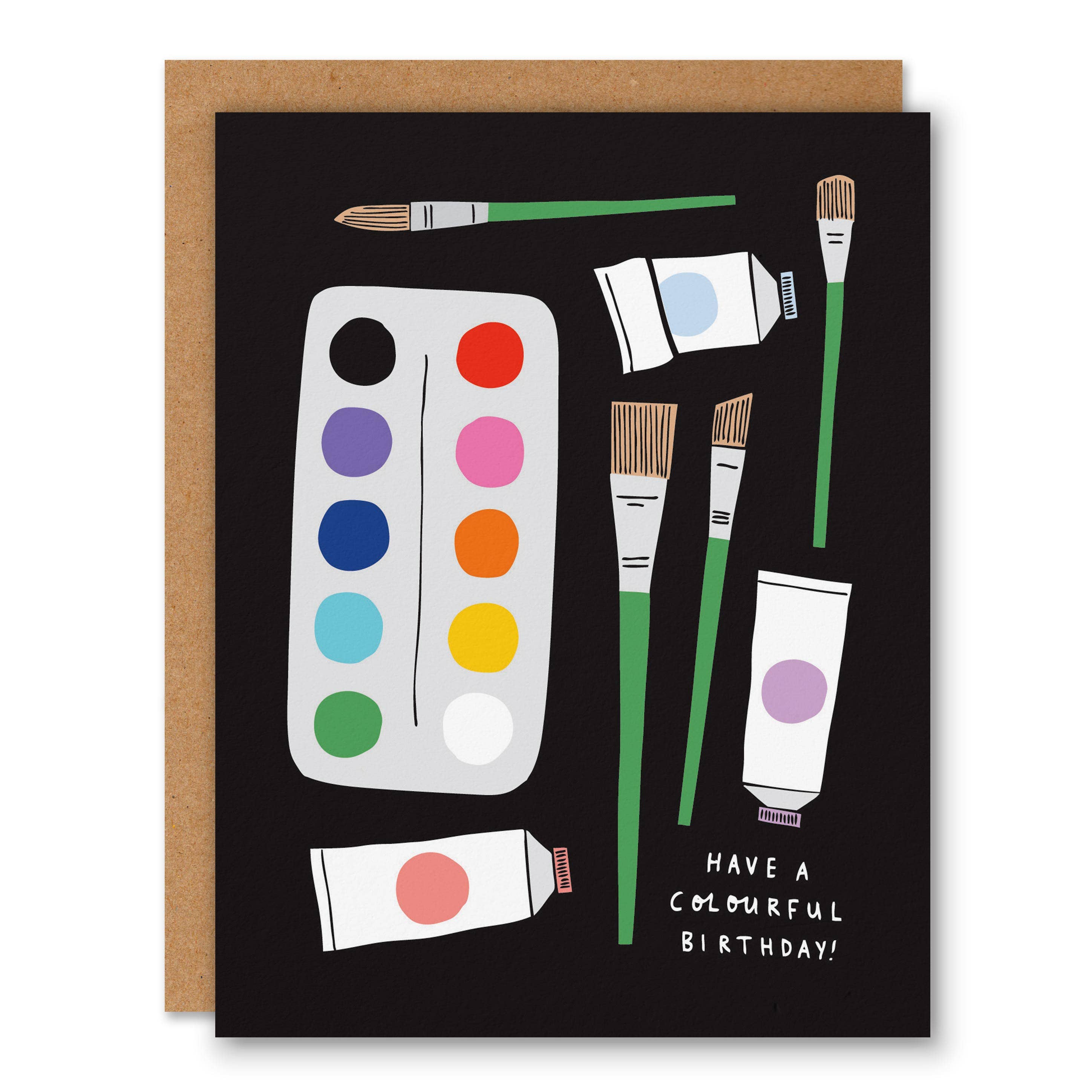 Colourful Birthday - Greeting Card