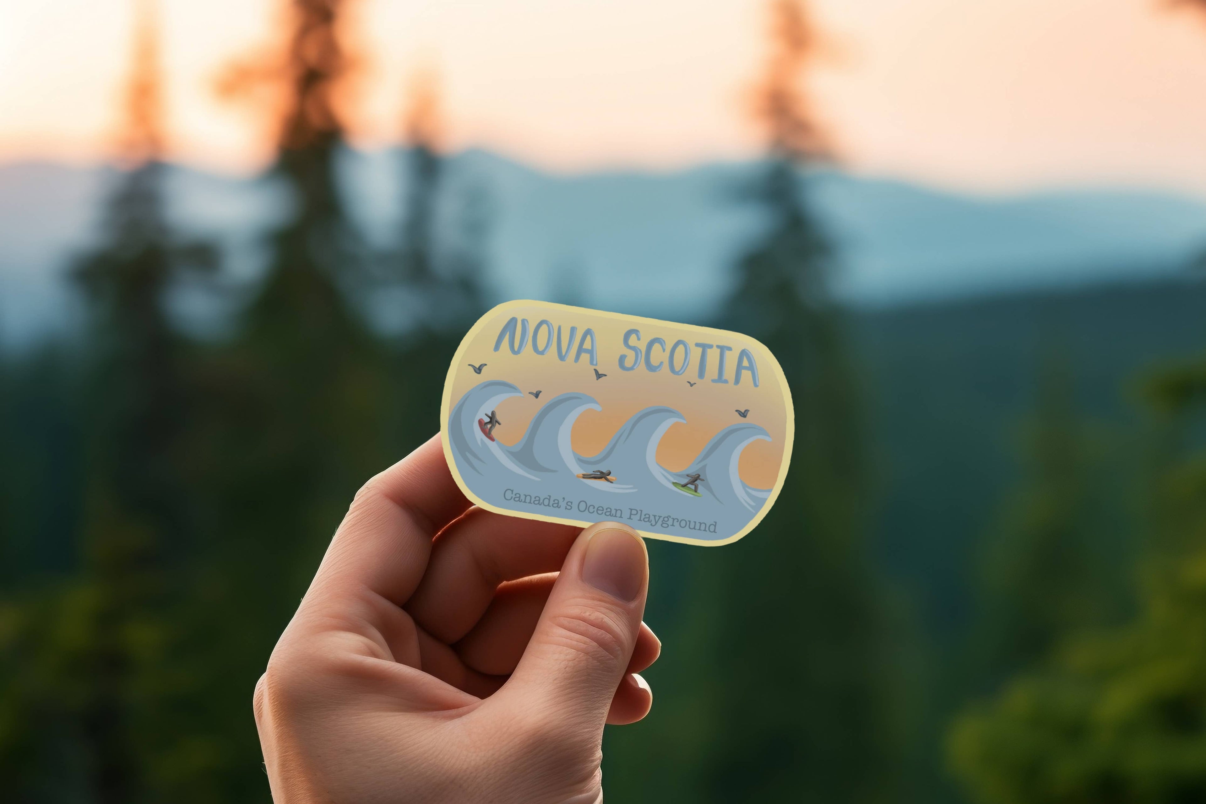Nova Scotia Surf Magnet | Ocean Playground