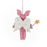 Handmade Felt Penelope Porker Fairy Christmas Decoration