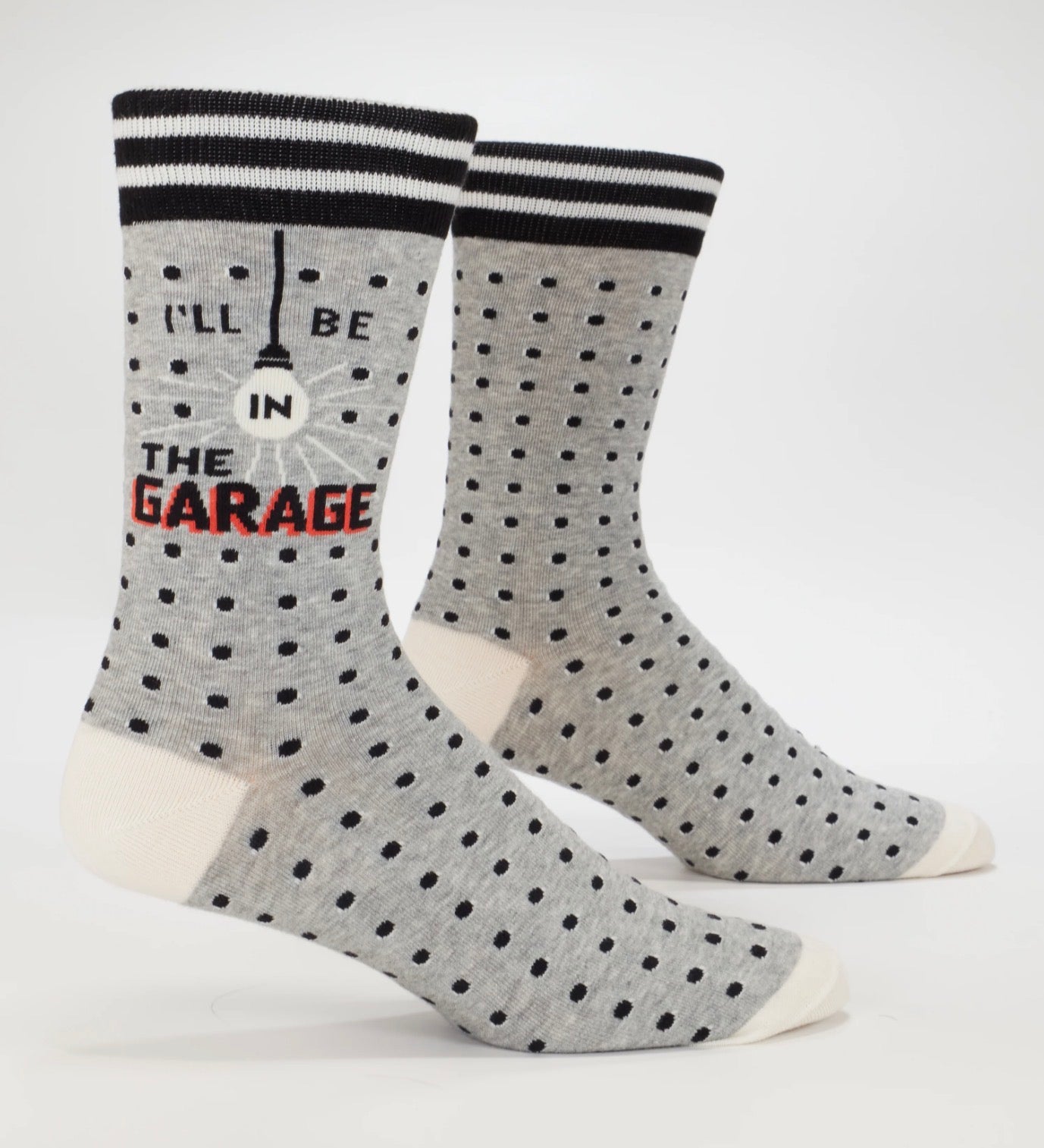 I’ll Be In The Garage Men’s Crew Socks