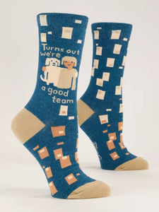 Turns Out We’re A Good Team - Women’s Crew Socks