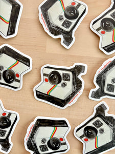 Classic Polaroid Camera Sticker