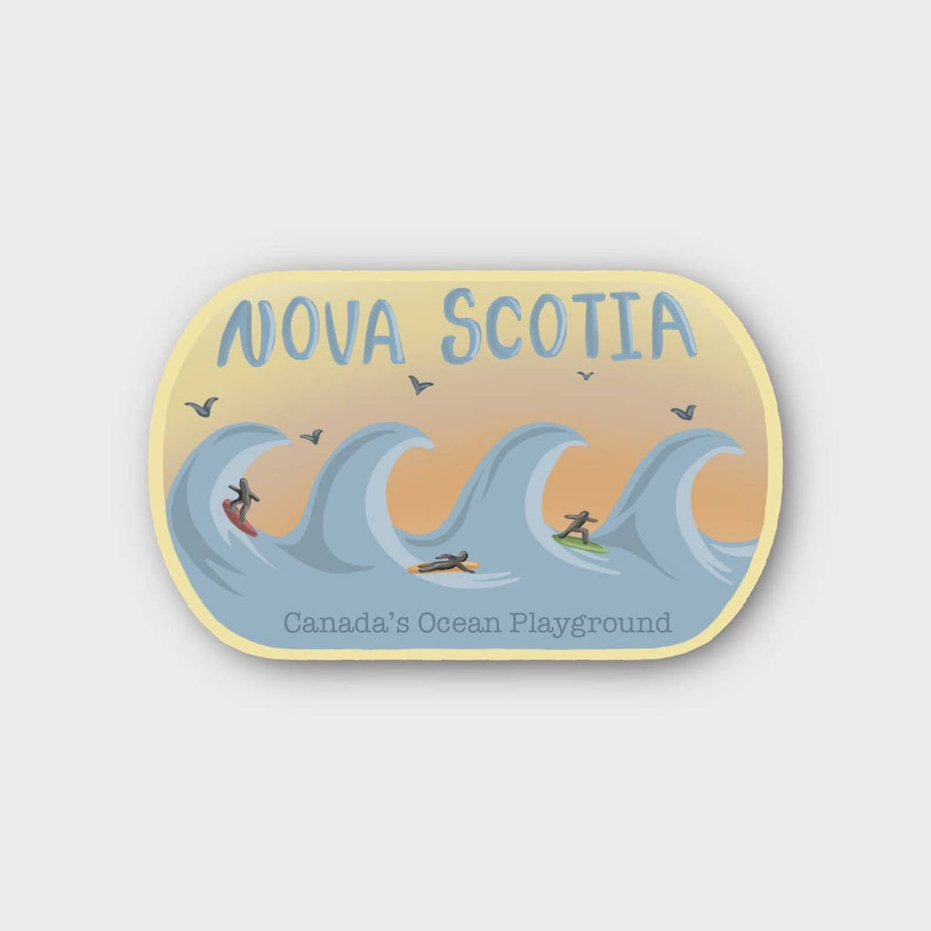 Nova Scotia Surf Magnet | Ocean Playground