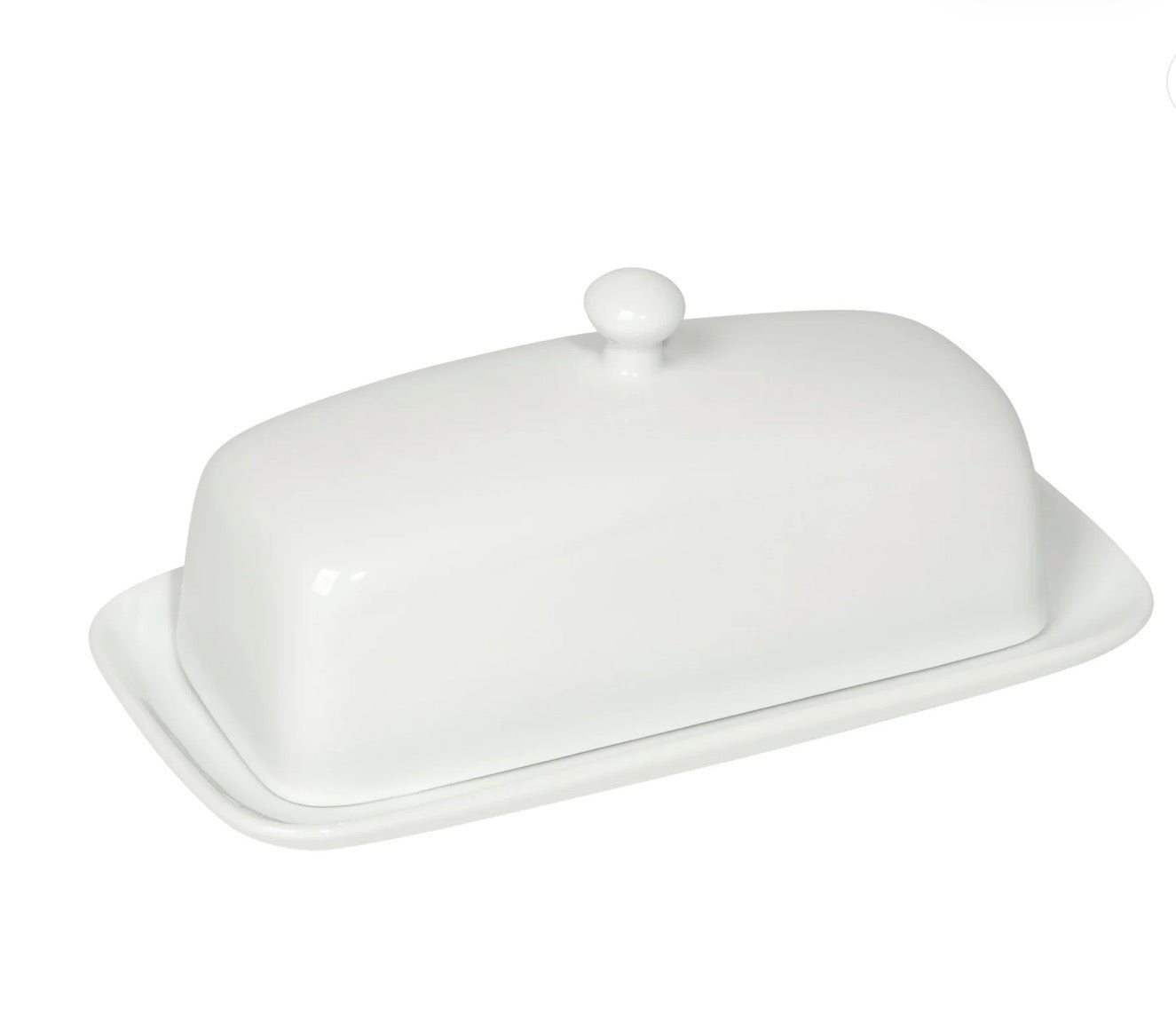 White Butter Dish