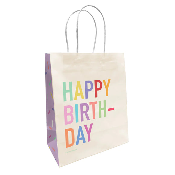 Happy Birthday Gift Bag Sprinkles