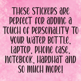 Nope not today fuckers vinyl sticker, self care sticker: Loose