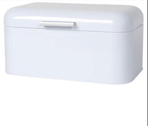 Large Matte White Bread Bin