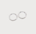CLASSIC HOOPS IN STAINLESS STEEL - 2796-SLV