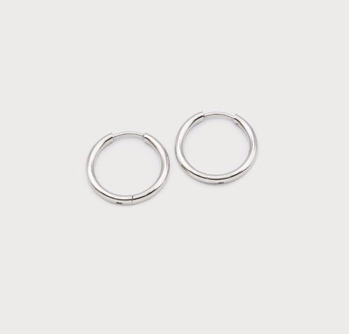 CLASSIC HOOPS IN STAINLESS STEEL - 2796-SLV