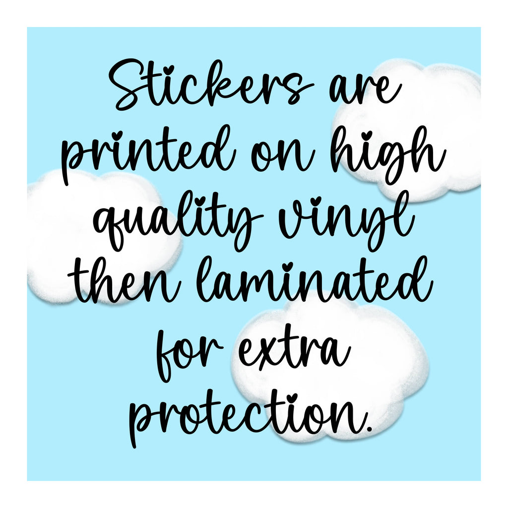 Stay weird vinyl sticker, colourful hippie trippy merch: Loose