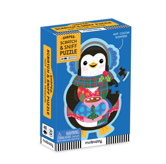 Hot Cocoa Penguin Mini Puzzle
