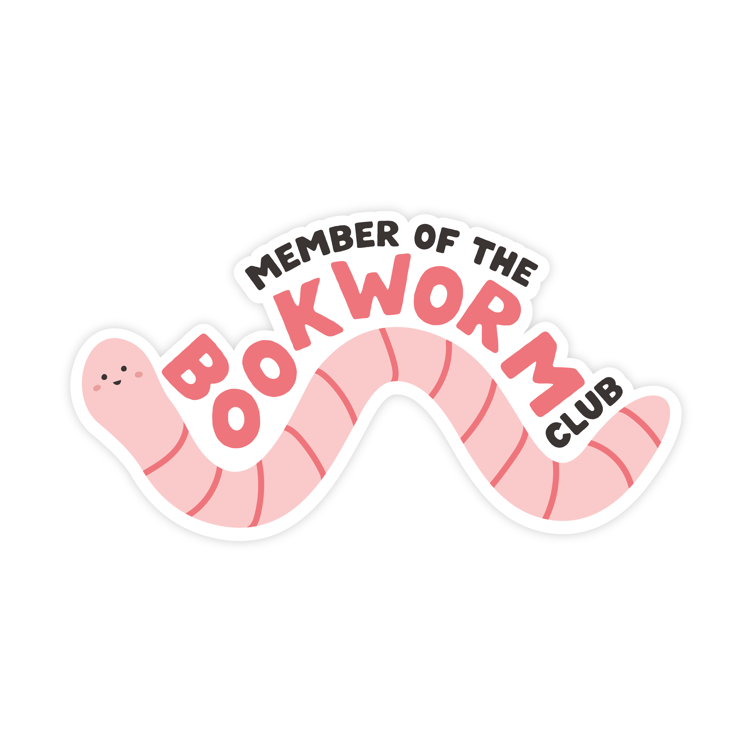 Bookworm Club  STICKER