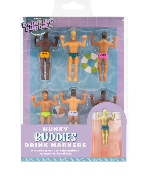 Hunky Buddies Drink Markers