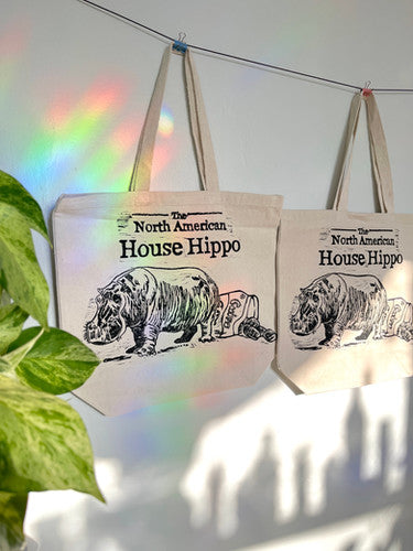 House Hippo Tote Bag
