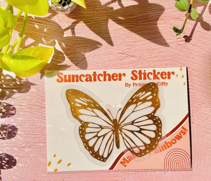Butterfly Suncatcher Sticker | Window Cling | Gift for Mom