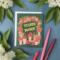 Thanks a Bunch Midcentury Floral Card