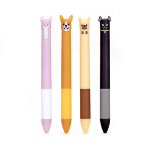 Dog And Cat Multicolour Pens
