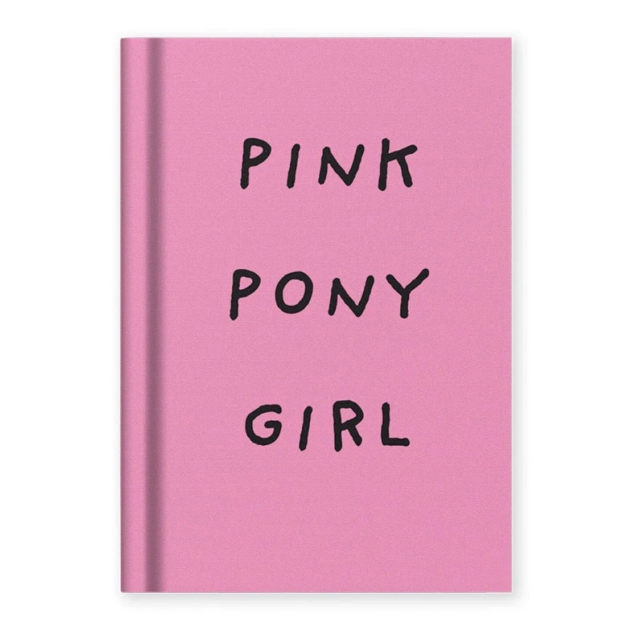 Pink Pony Girl Hardcover Notebook