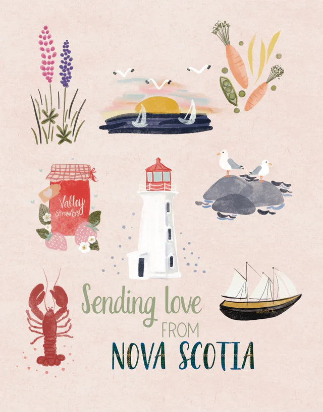 Sending Love From Nova Scotia Card