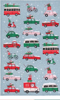 Holiday Traffic Christmas Dishtowel