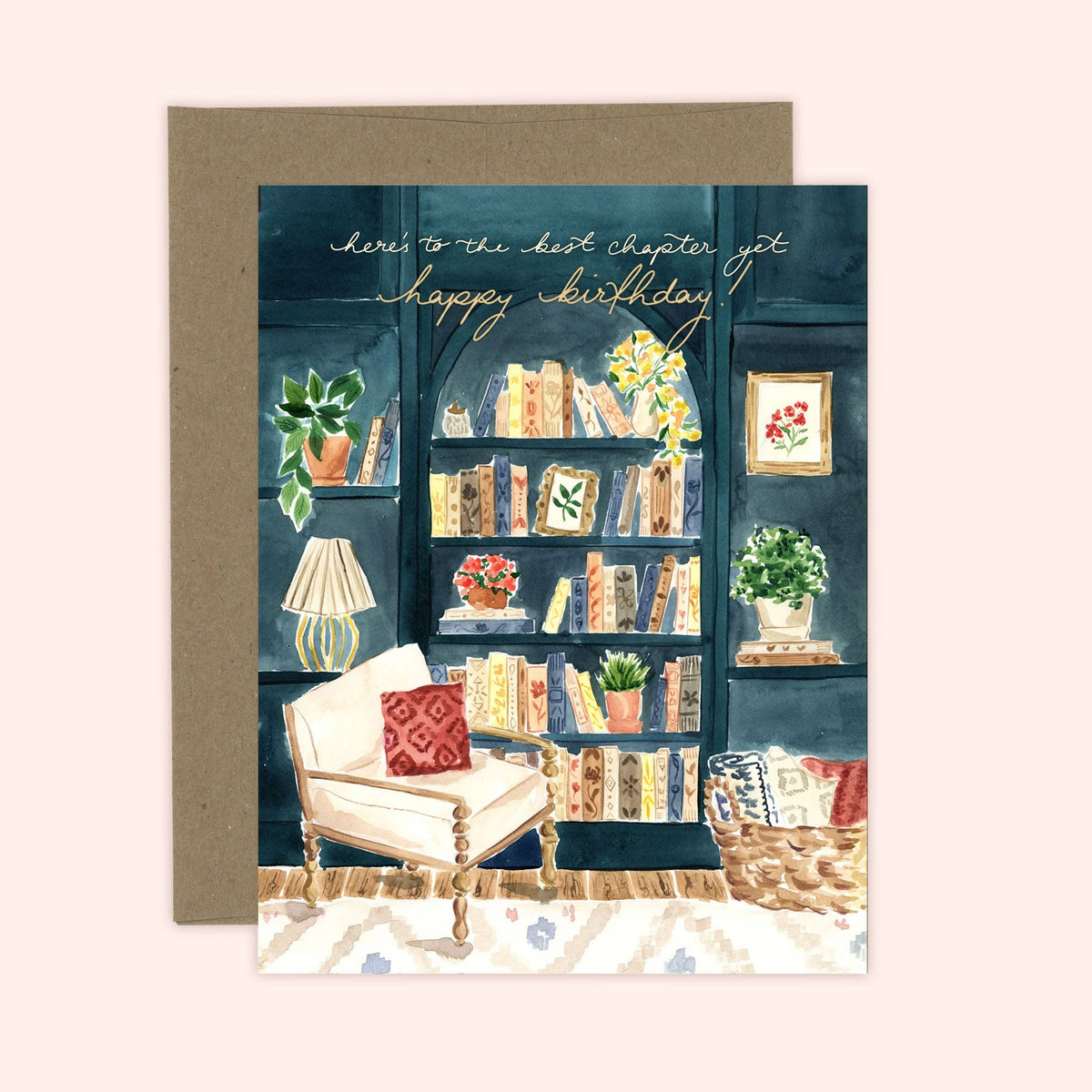Best Chapter Yet Birthday Card | Book Theme: White