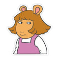 DW Side Eye Pop Culture Sticker
