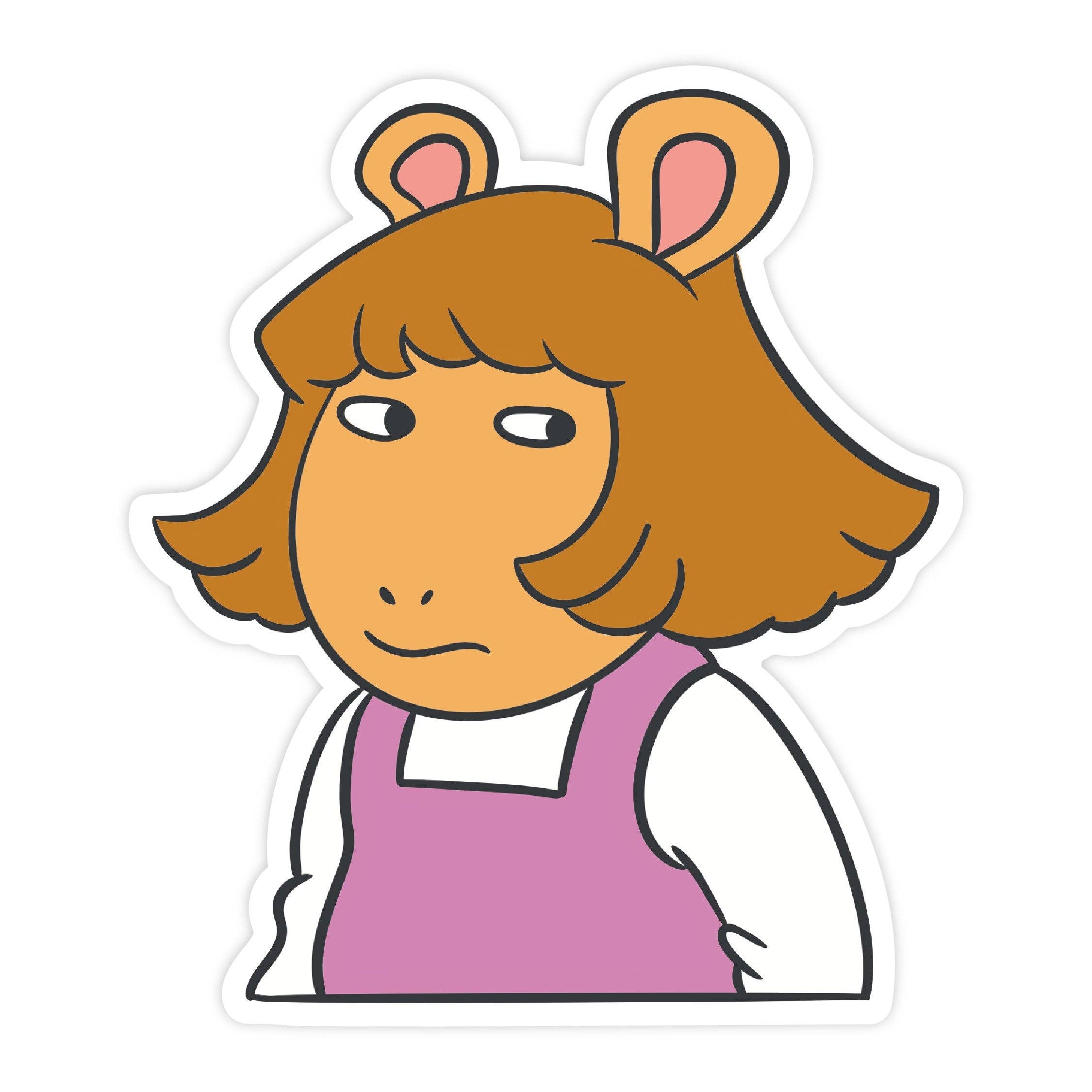 DW Side Eye Pop Culture Sticker