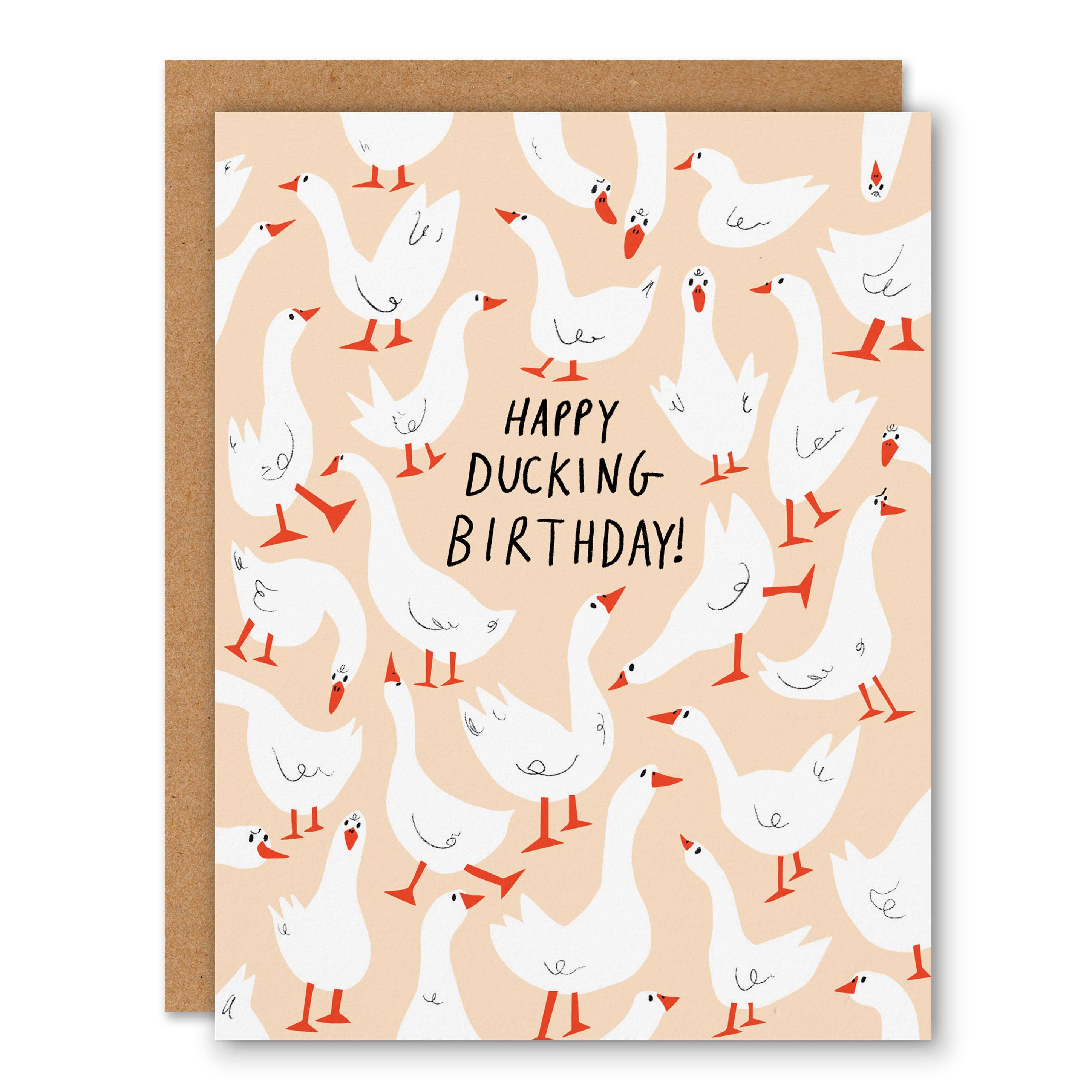 Ducking Birthday - Birthday Greeting Card