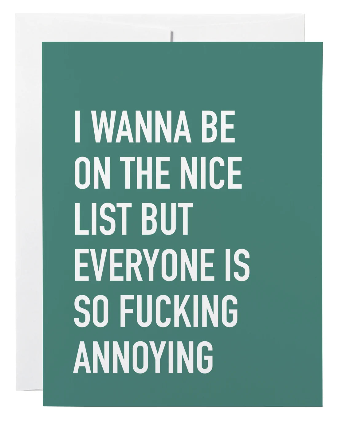 Wanna Be On The Nice List Card