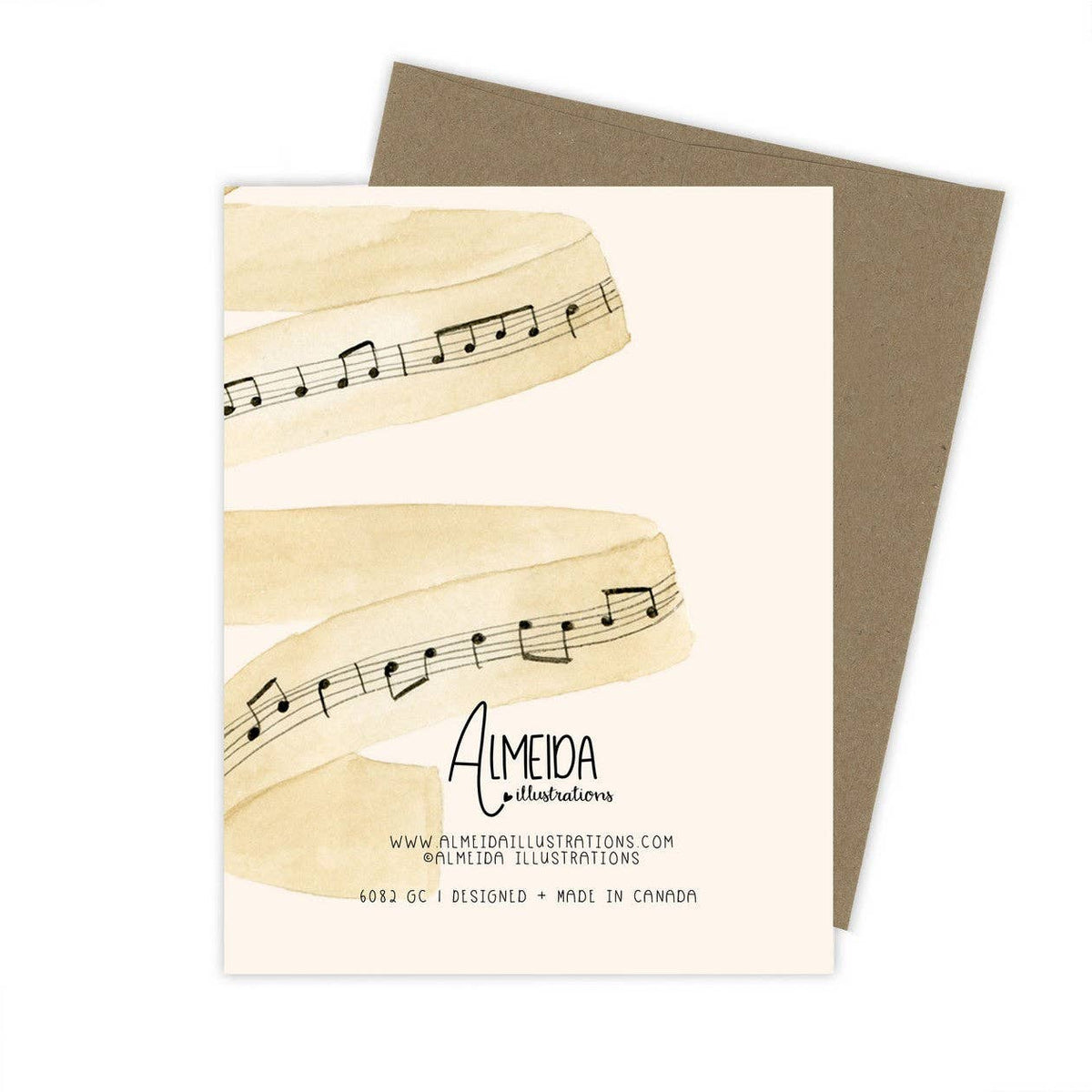 Musical Tree Merry Christmas Card