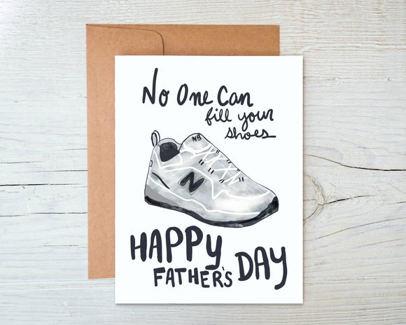 No One Can Fill Your Shoes - New Balance Dad Sneakers Father’s Day Card