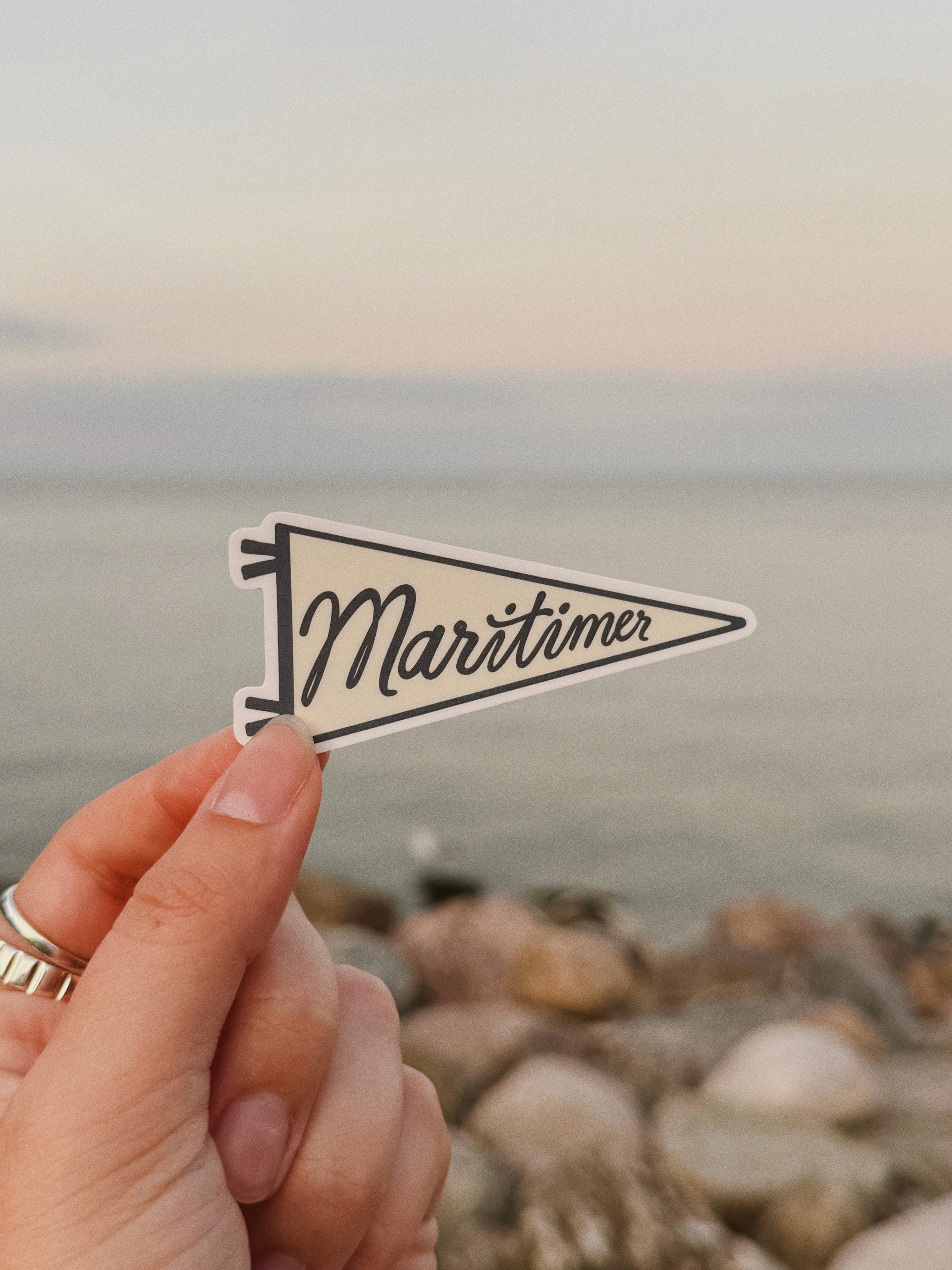 Maritimer - Nautical Pennant Vinyl Sticker