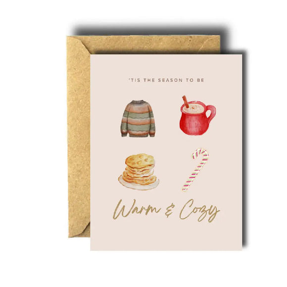 ‘Tis The Season To Be Warm & Cozy Card