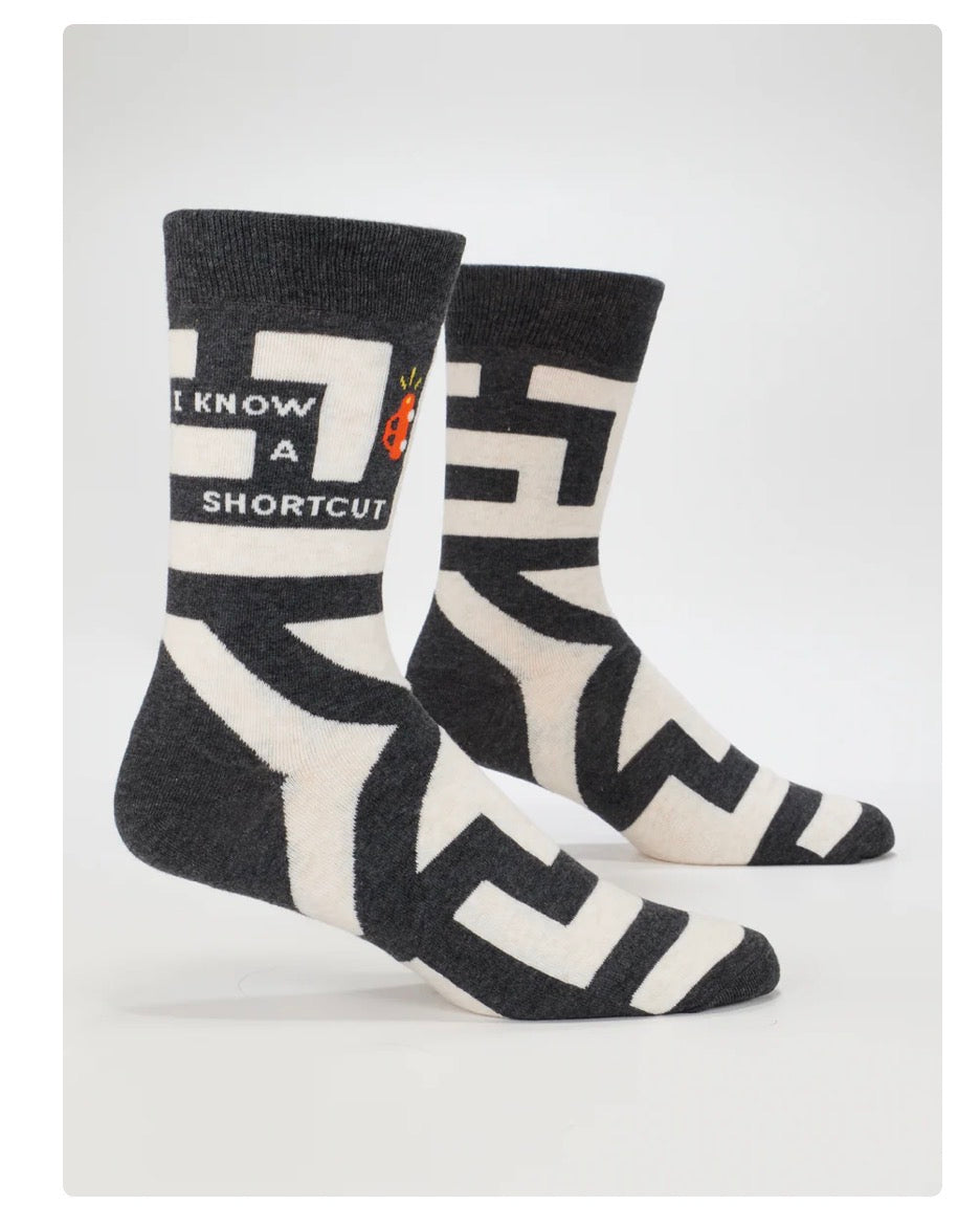 I Know A Shortcut - Men’s Crew Socks