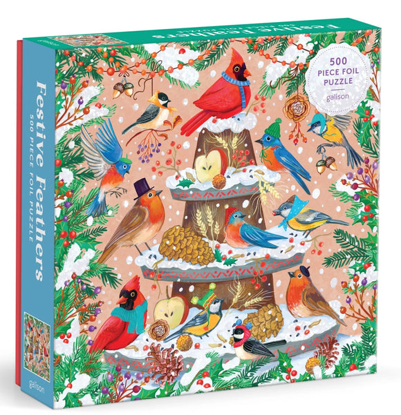 Festive Feathers 500 piece puzzle