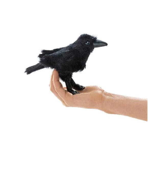 Mini Raven Finger Puppet