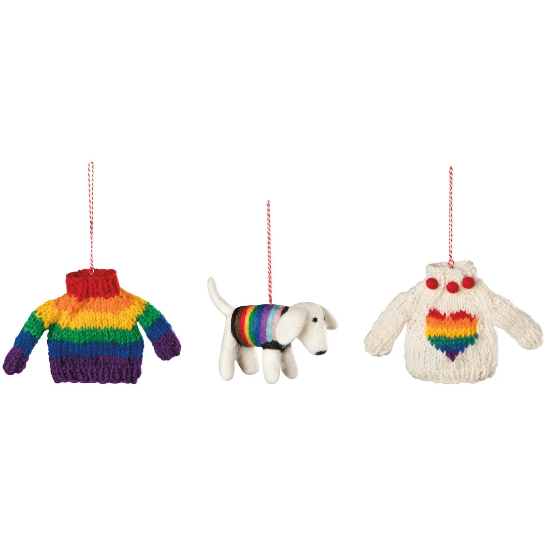 Ornament Wool Love is Love - 3 Assorted Styles